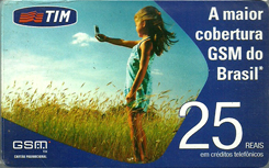 20645 Pré-Pago Tim A maior cobertura GSM do Brasil R$25