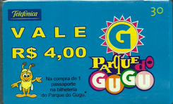 21510 SP 06/01 Parque do Gugu Azul T255.000 INT 30c
