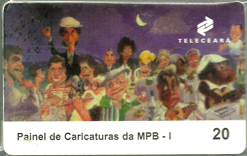 28997 CE 02/99 Cultura Telecear Painel de Caricaturas da MPB - I CCT T250.000 CSM 20c