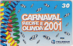 31758 PE 02/01 Carnaval Recife e olinda 2001 T150.000 CSM 30C