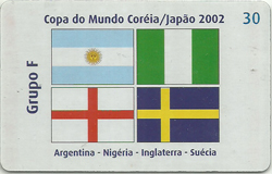 40022 DF 04/02 Copa do Mundo 2002 - 06/08 T 800.000 ICE 30C