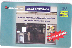 66934 SP 10/02 Casa Loterica - Dupla Sena T125.000 INT 40C