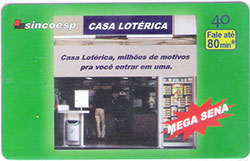 66941 SP 10/02 Casa Loterica  - Mega Sena T 125.000 INT 40C