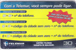 68173 CE 03/02 Com a Telemar você sempre pode ligar  P 0242  T 460.000 CSM 30C