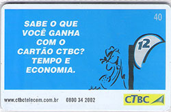71894 CTBC 08/03 Telefone Público Use o 12 - 03/04  T 350.000 INT 40C