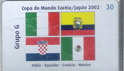 76271 GO 04/02 Copa do Mundo 2002 - 07/08  T 800.000 ICE 30C